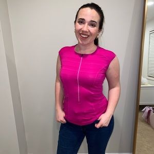 Magenta Athleta Zip Top